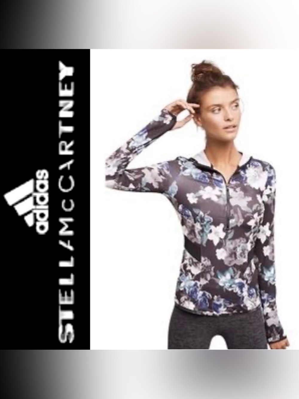 adidas by Stella McCartney Adizero Floral Hooded Top | NWT | Medium